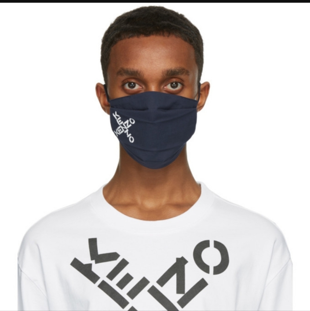 Kenzo Three-Pack Multicolor Sport Logo Face Masks(New)